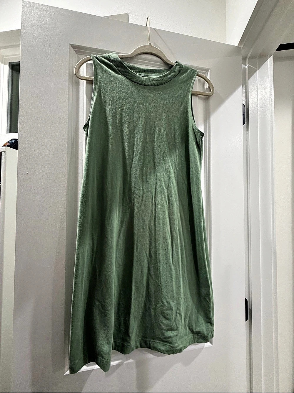 A New Day Green Sleeveless Mini Dress